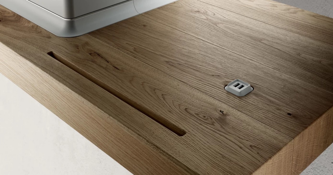 Elica BIO ISLAND BLRO/A/120X53 ROVERE