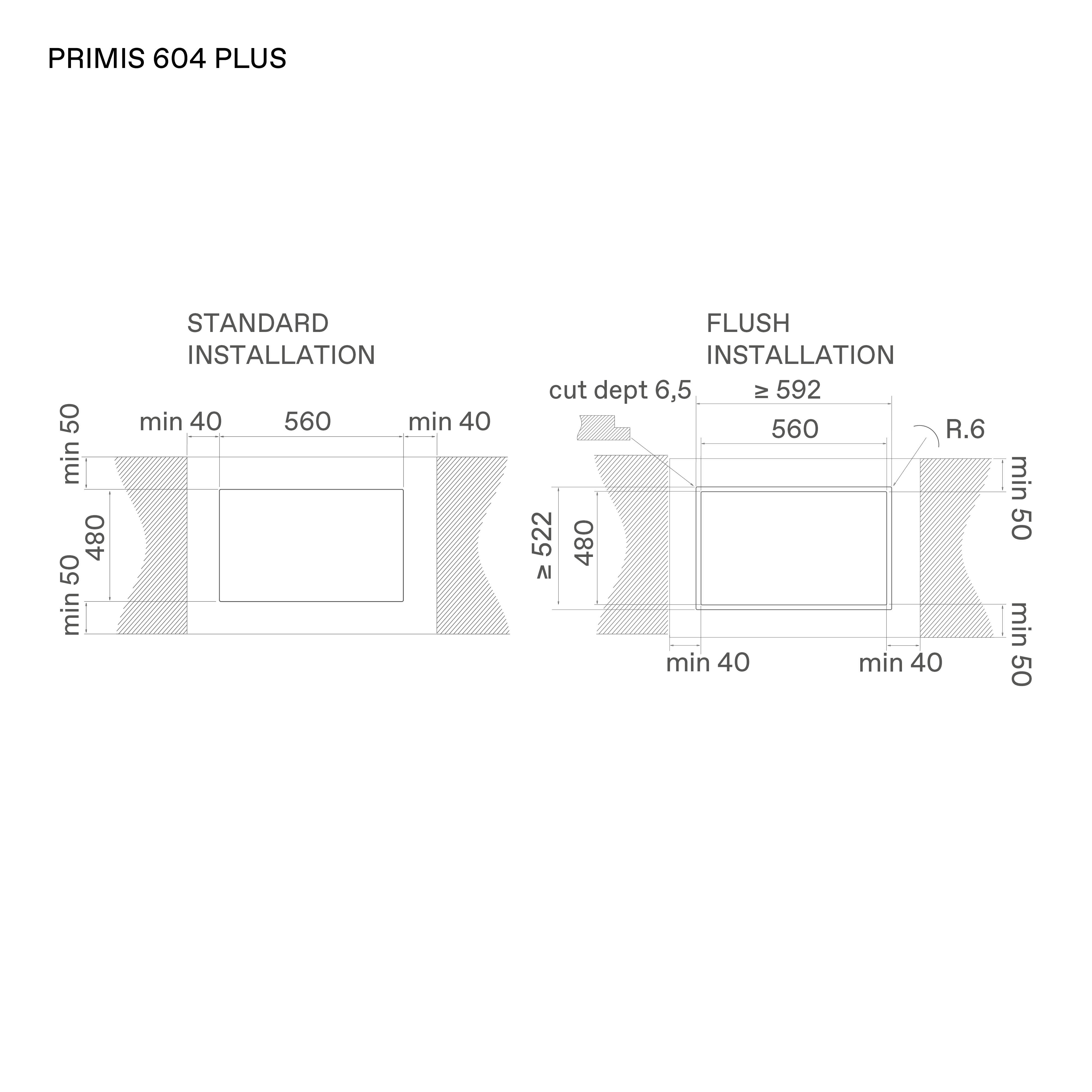 Elica PRIMIS 604 PLUS RAW (PRF0210631)