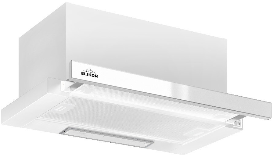 Elikor Slide Glass 50П-1000 (белый/белый)