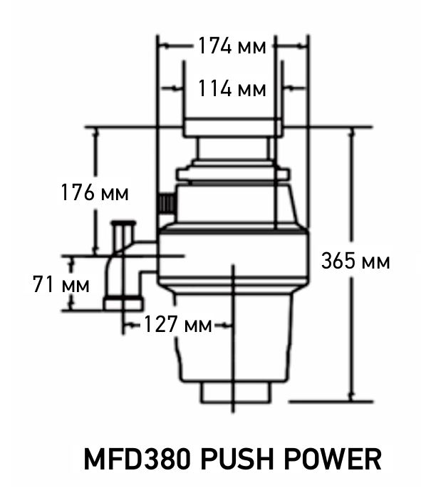 Meferi MFD380 PUSH POWER