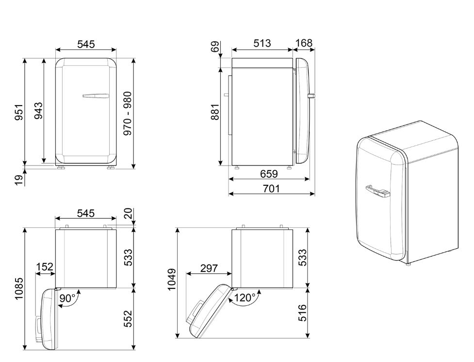 SMEG FAB10LOR6