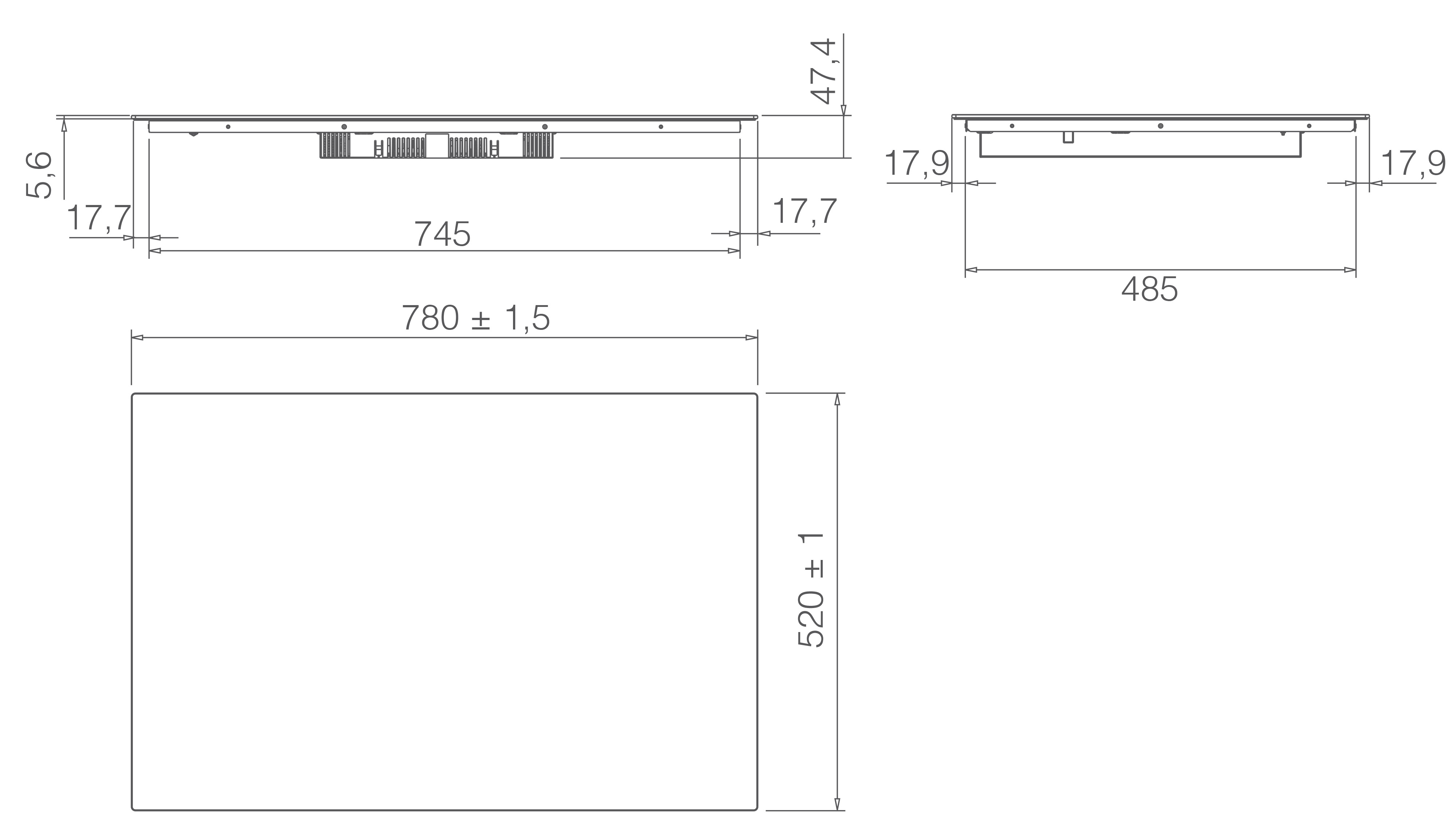 ELICA RATIO CONNEX 803 PLUS BL