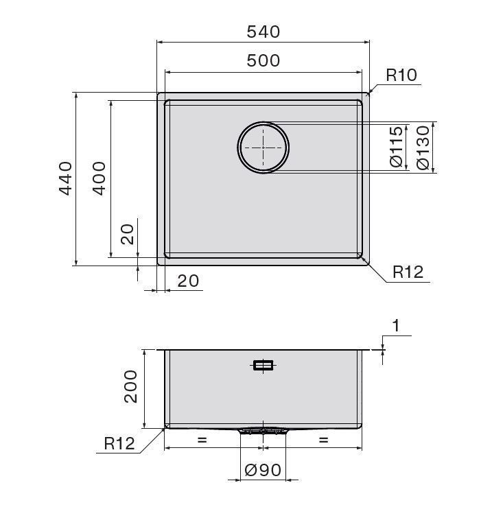 Falmec COMO 50 GOLD PVD (SCO5000F.00#PGF)