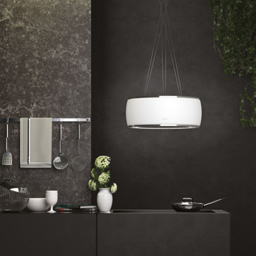 Falmec SOFFIO IS 58 White Satin Glass