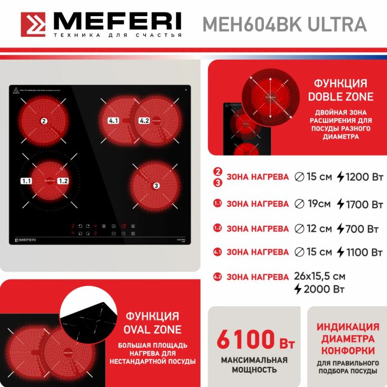 Meferi MEH604BK ULTRA