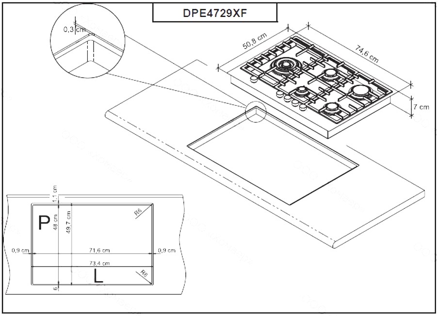 De Dietrich DPE4729XF