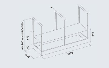 Falmec SPAZIO 180 NERO
