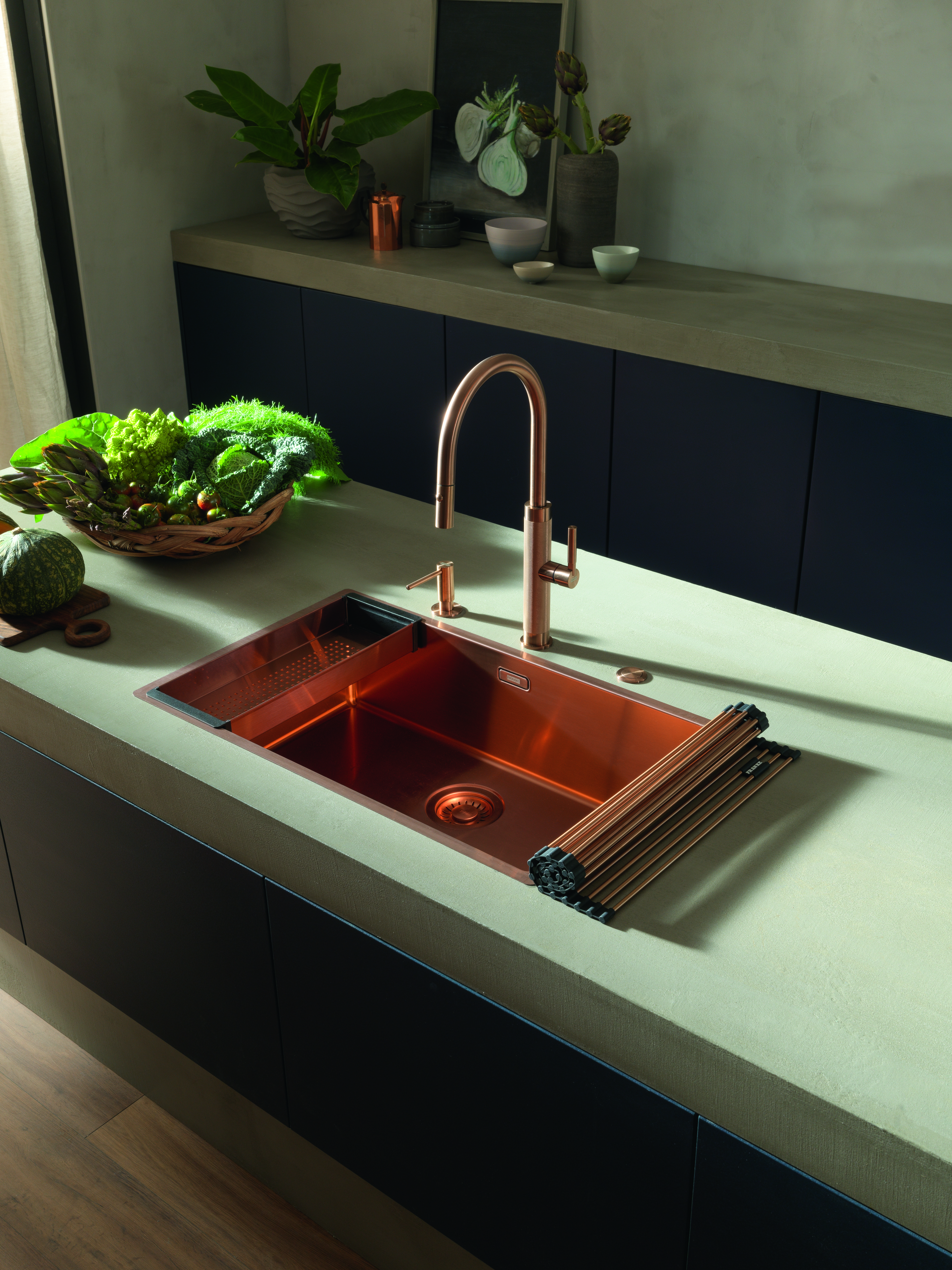 Franke BXM 210/110-68 F-INOX медь вентиль-автомат (127.0662.644)