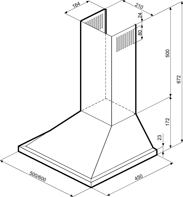 Krona Bella 500 inox PB