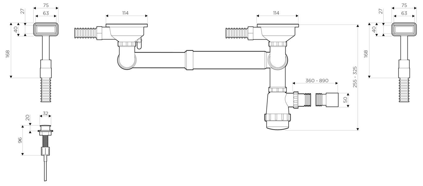 Omoikiri WK-2-LG-A