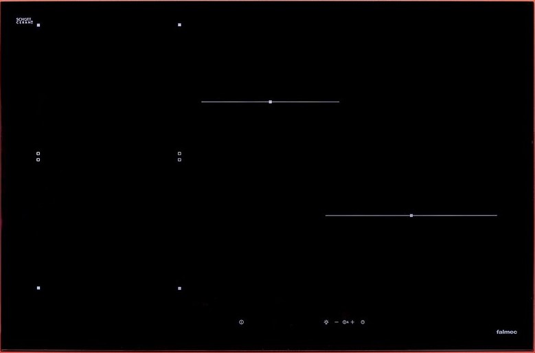 Falmec PIANO INDUZIONE BLACK MATT 78x51