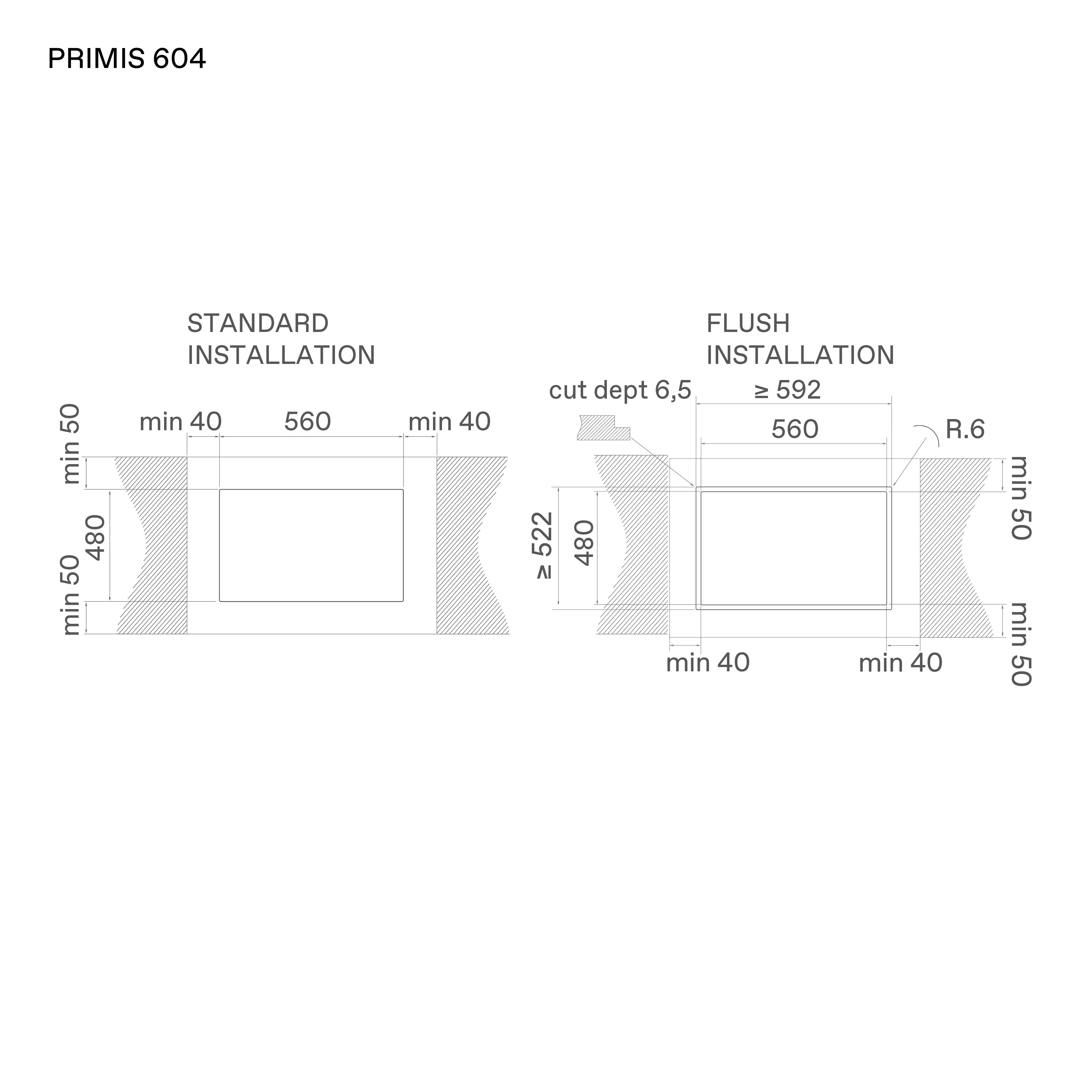 Elica PRIMIS 604 RAW (PRF0210633)