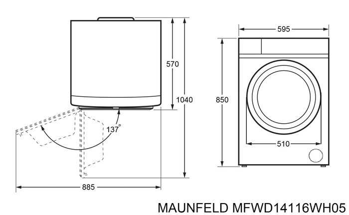 MAUNFELD MFWD14116WH05