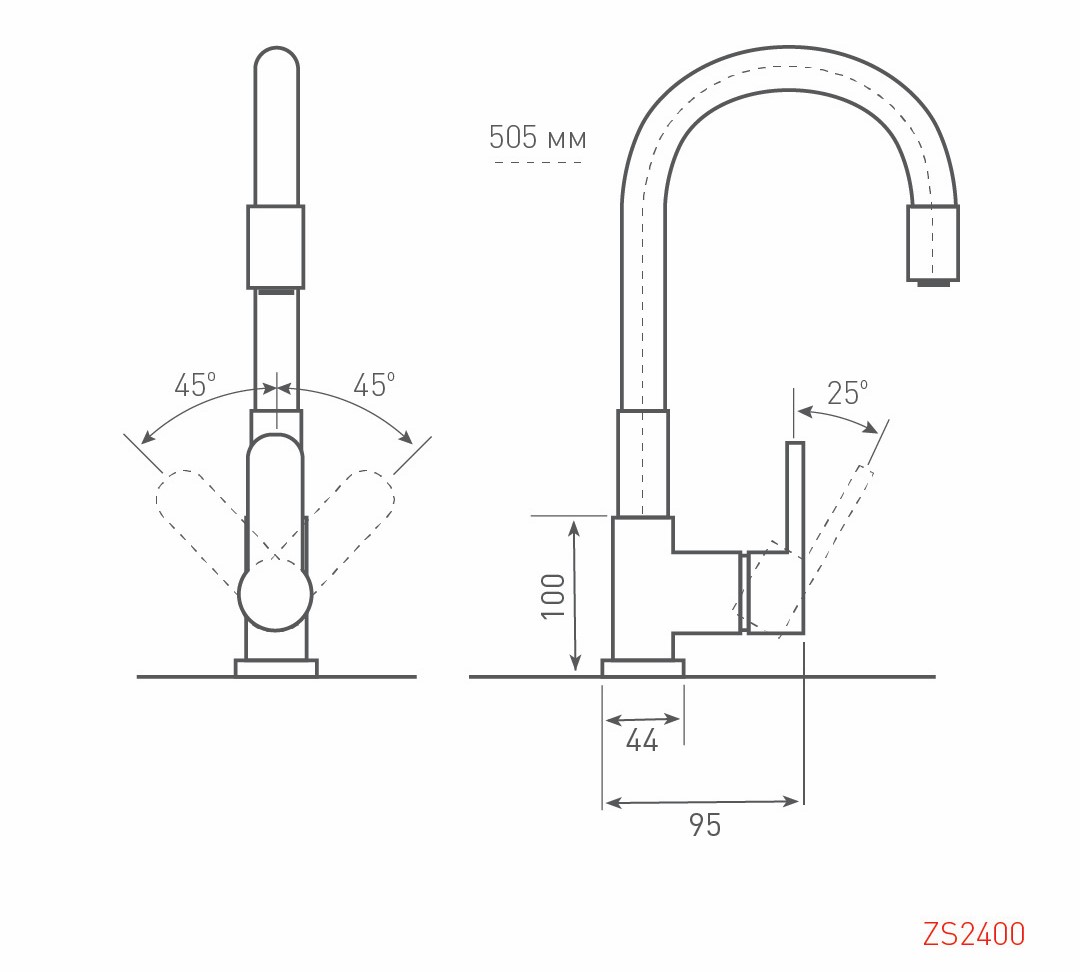 Zigmund & Shtain 2400B ZS НЕРЖ.ПОЛИР