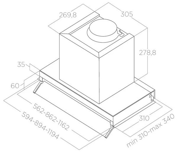 Elica BOX IN PLUS IXGL/A/60