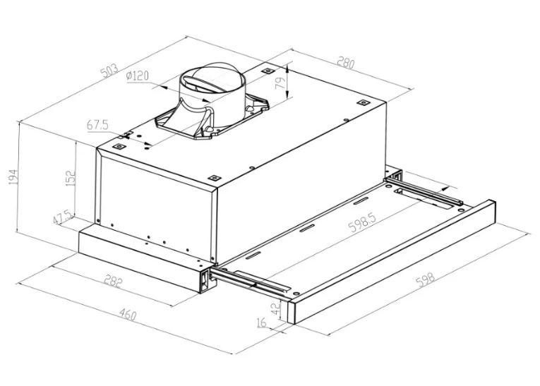 Meferi SLIDEBOX60WH POWER