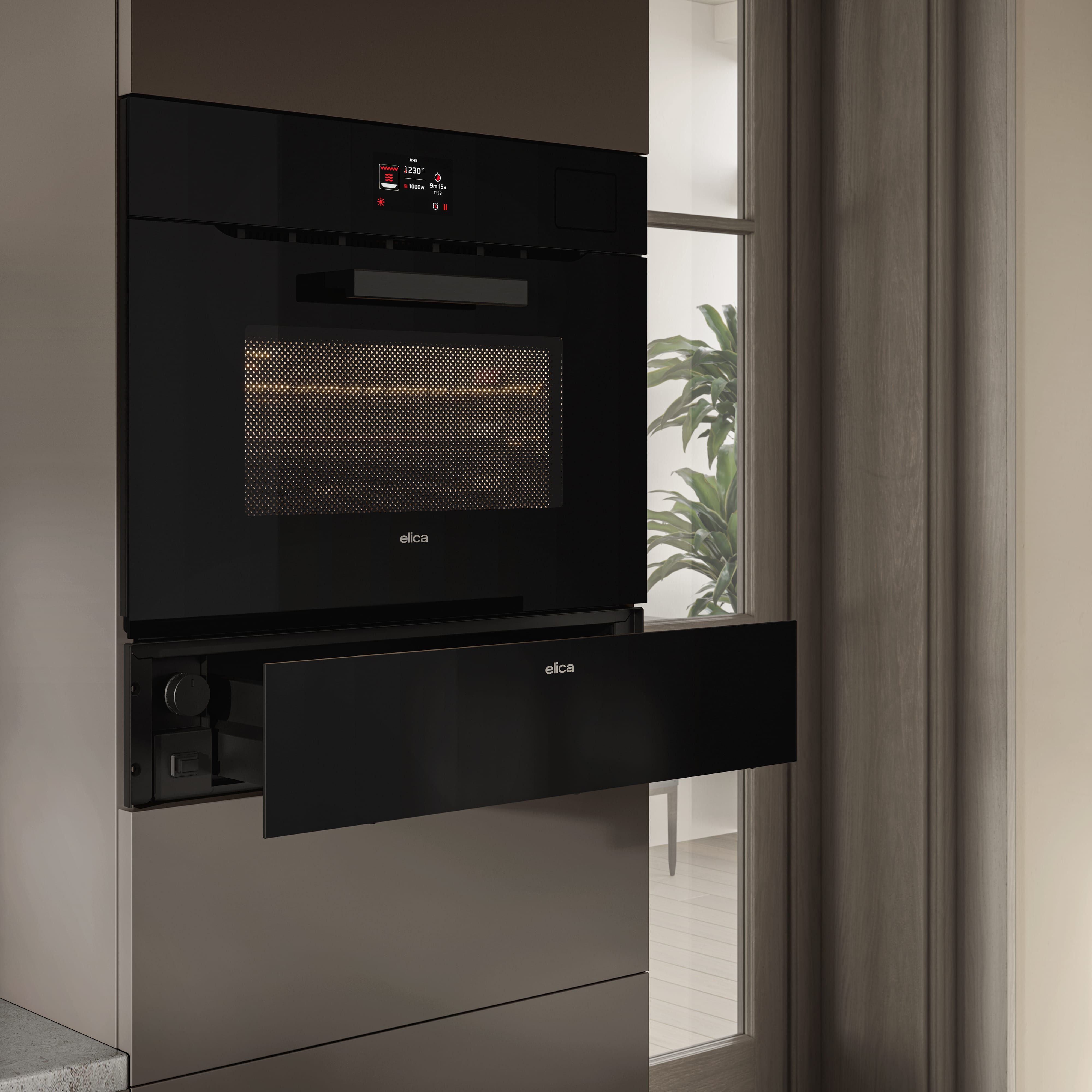 Elica VIRTUS WARM DRAWER 60 PP BL MATT (PRF0211110)