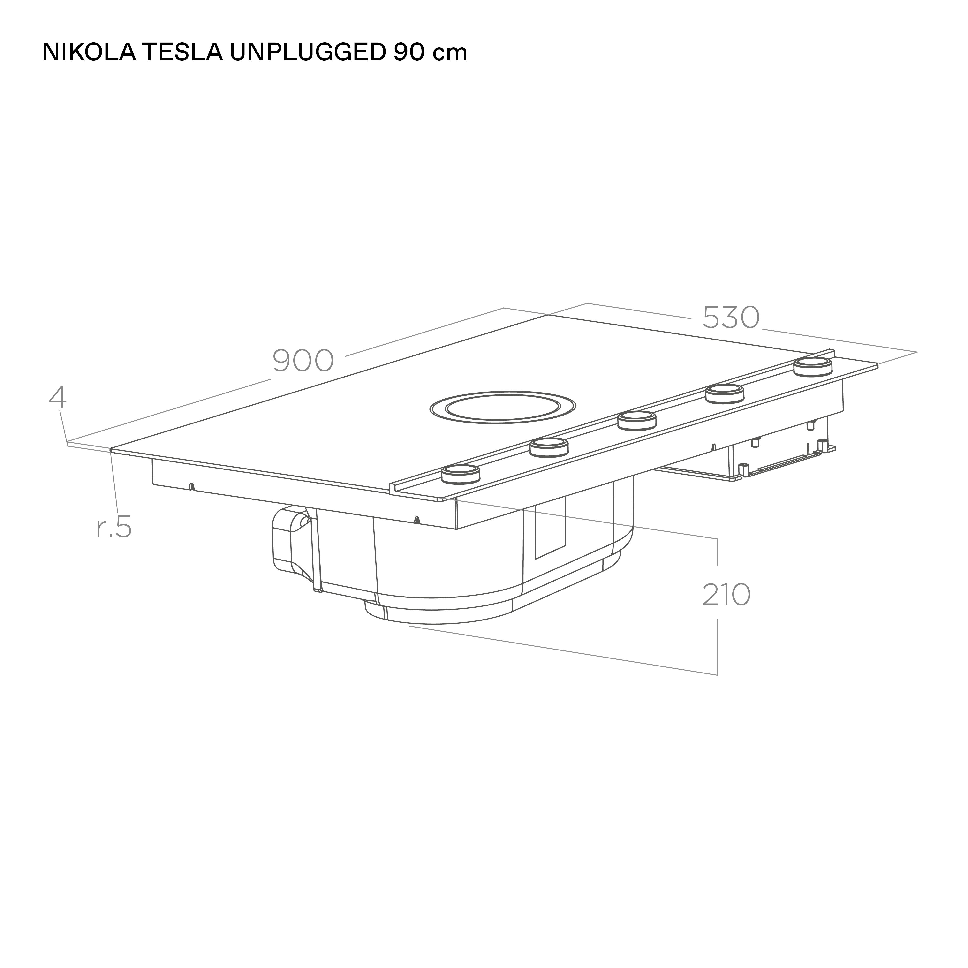Elica NIKOLATESLA UNPLUGGED EVO BL/A/90 (PRF0213327)