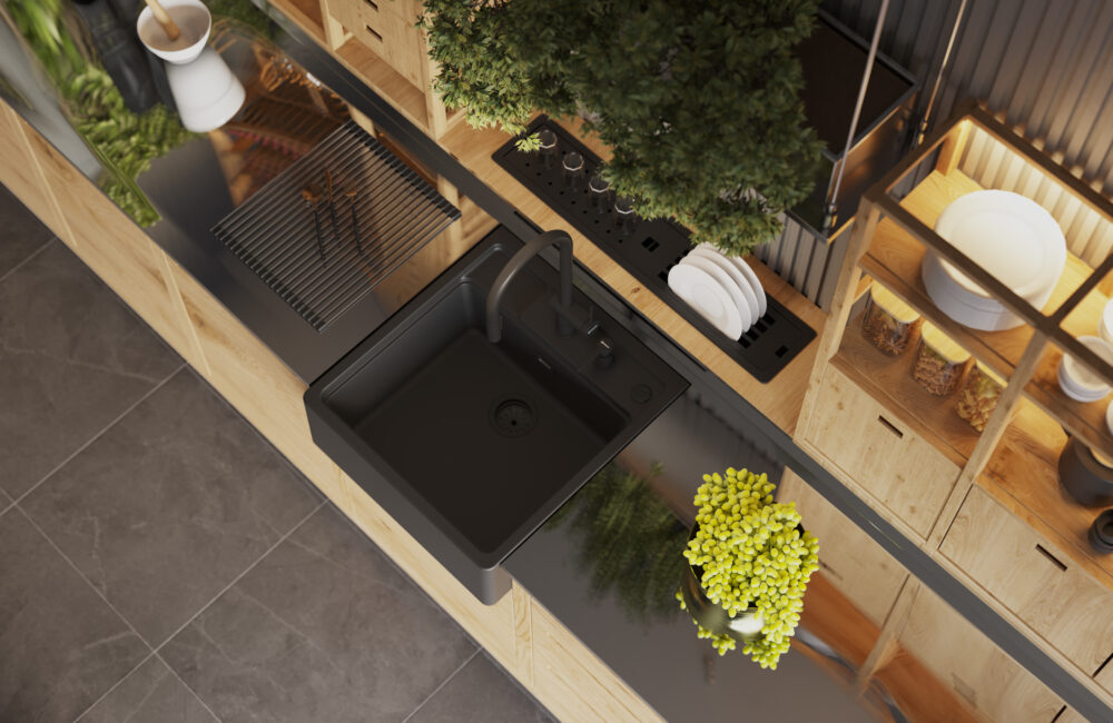 Omoikiri OM-05-GB латунь/графит