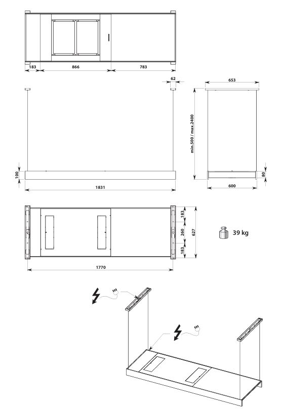 Falmec LIGHT 180 BLACK