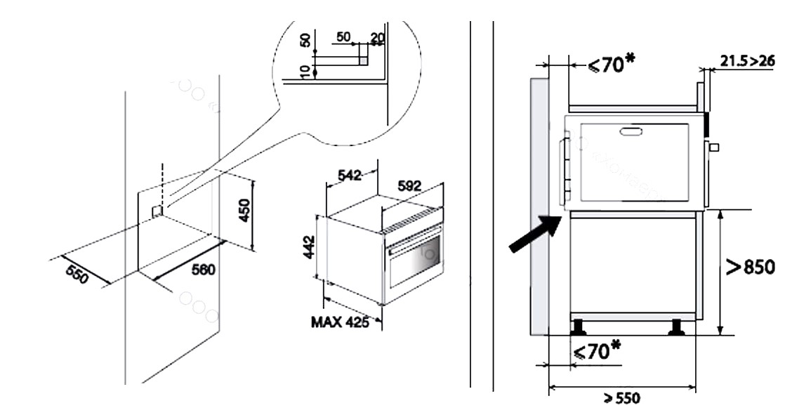 De Dietrich DKV4530B